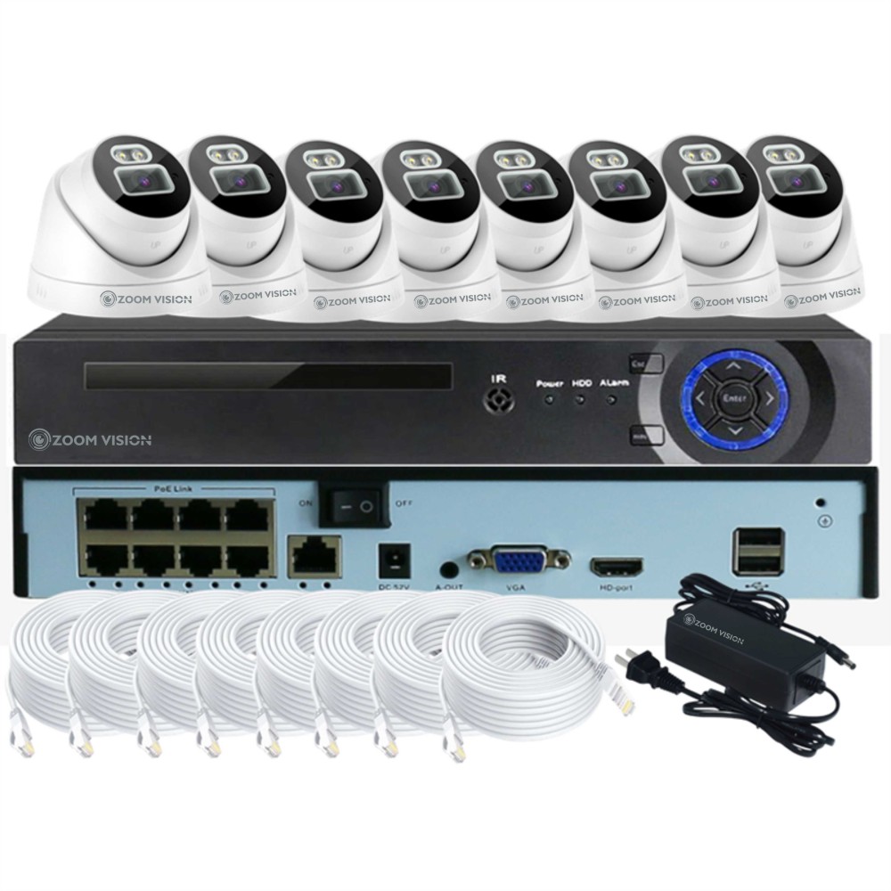 ZA-NPKITF08WCE 8CHS 4MP POE  Zestaw do monitoringu