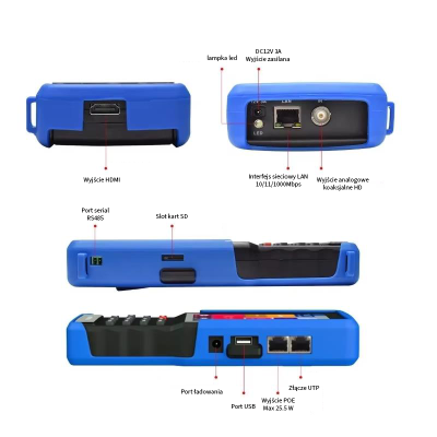 ZV-CCTV Tester diagnostyczny sieci CCTV