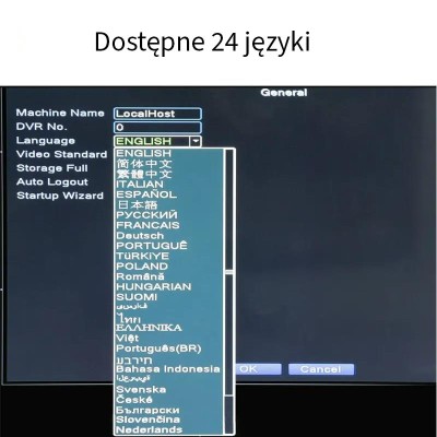 ZV-7865E Rejestrator NVR 16 kanałowy 4k