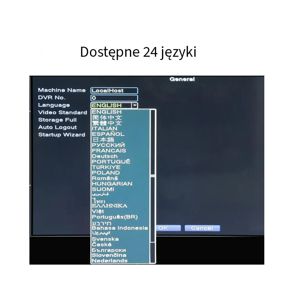 ZV-7865E Rejestrator NVR 16 kanałowy 4k