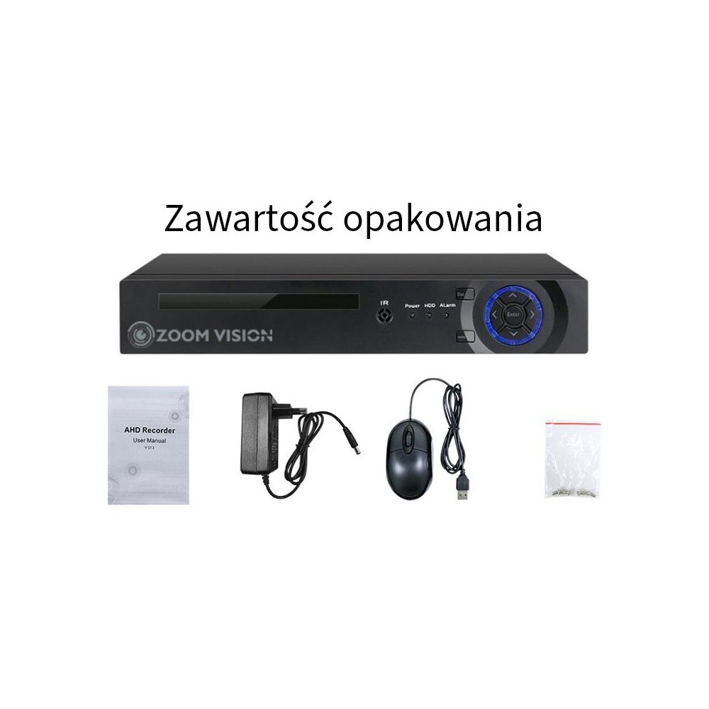 ZV-7867E  Rejestrator H.265 4K 8MP 36 kanałowy NVR 2xHDD