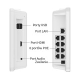 ZV-6863HP-12 Sieciowy rejestrator wideo 4K 8 kanałowy