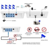ZV-6863HP-12 Sieciowy rejestrator wideo 4K 8 kanałowy