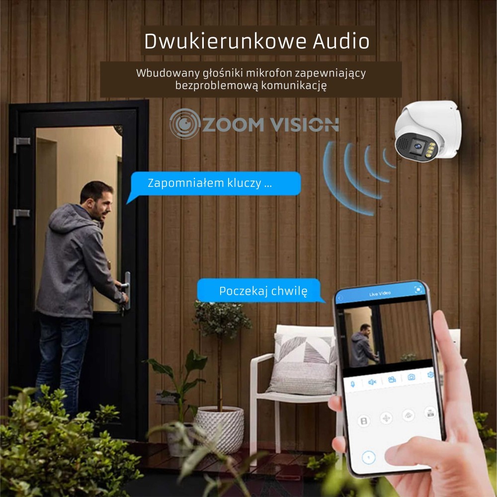 ZV-NPKITF04MWCE 4CHS 4.0MP Dual light (IR&White) zestaw do monitoringu z kamerami kopułowymi